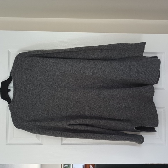 Madewell Heather Grey Open Cardigan, Size L - Picture 4 of 6